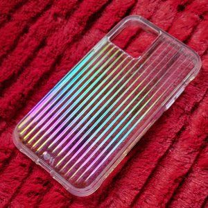IPHONE 11 Case-Mate Rainbow Tough Groove Case